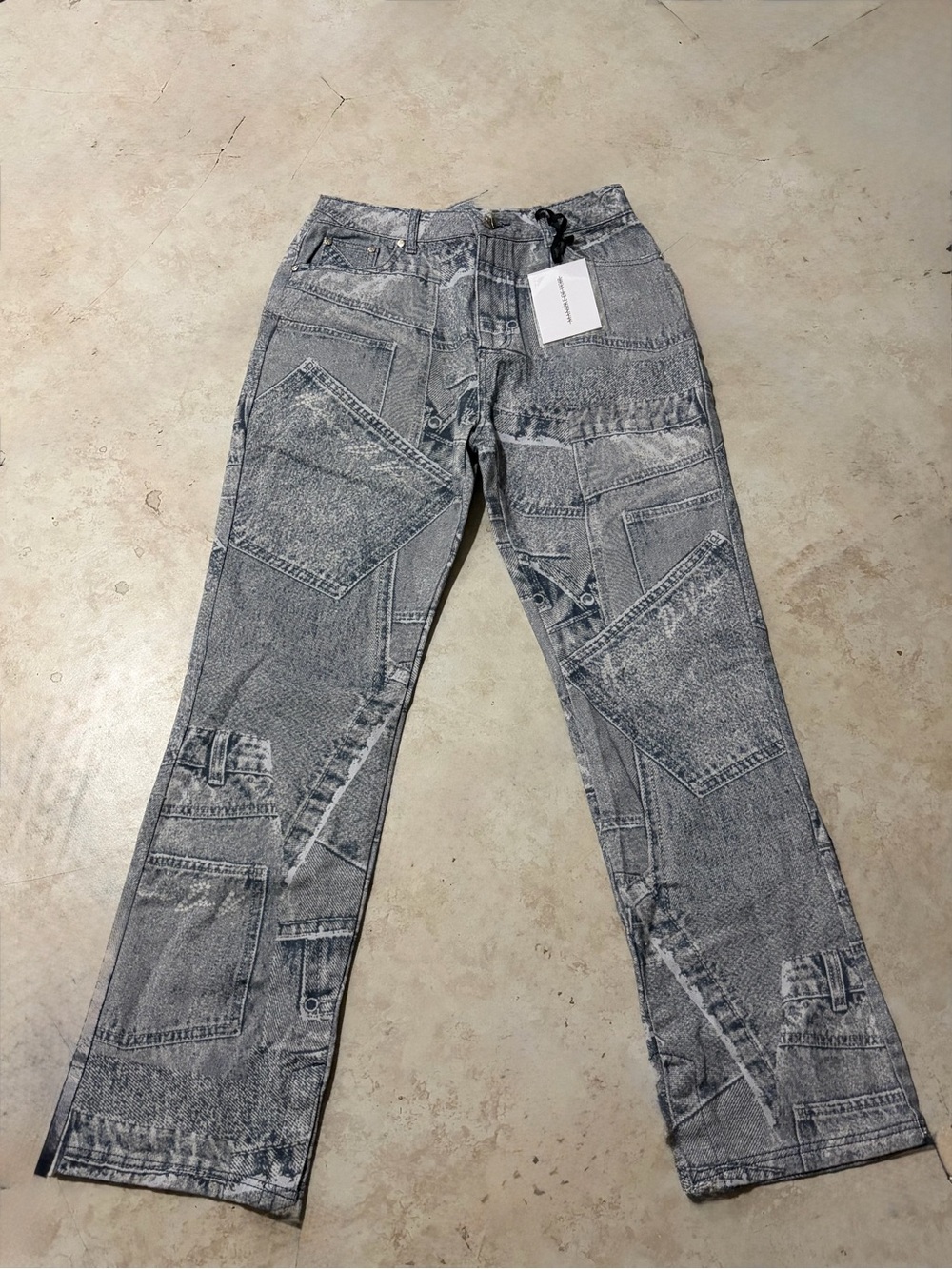Manière De Voir Patchwork Jeans Womens Sz 12 NWT